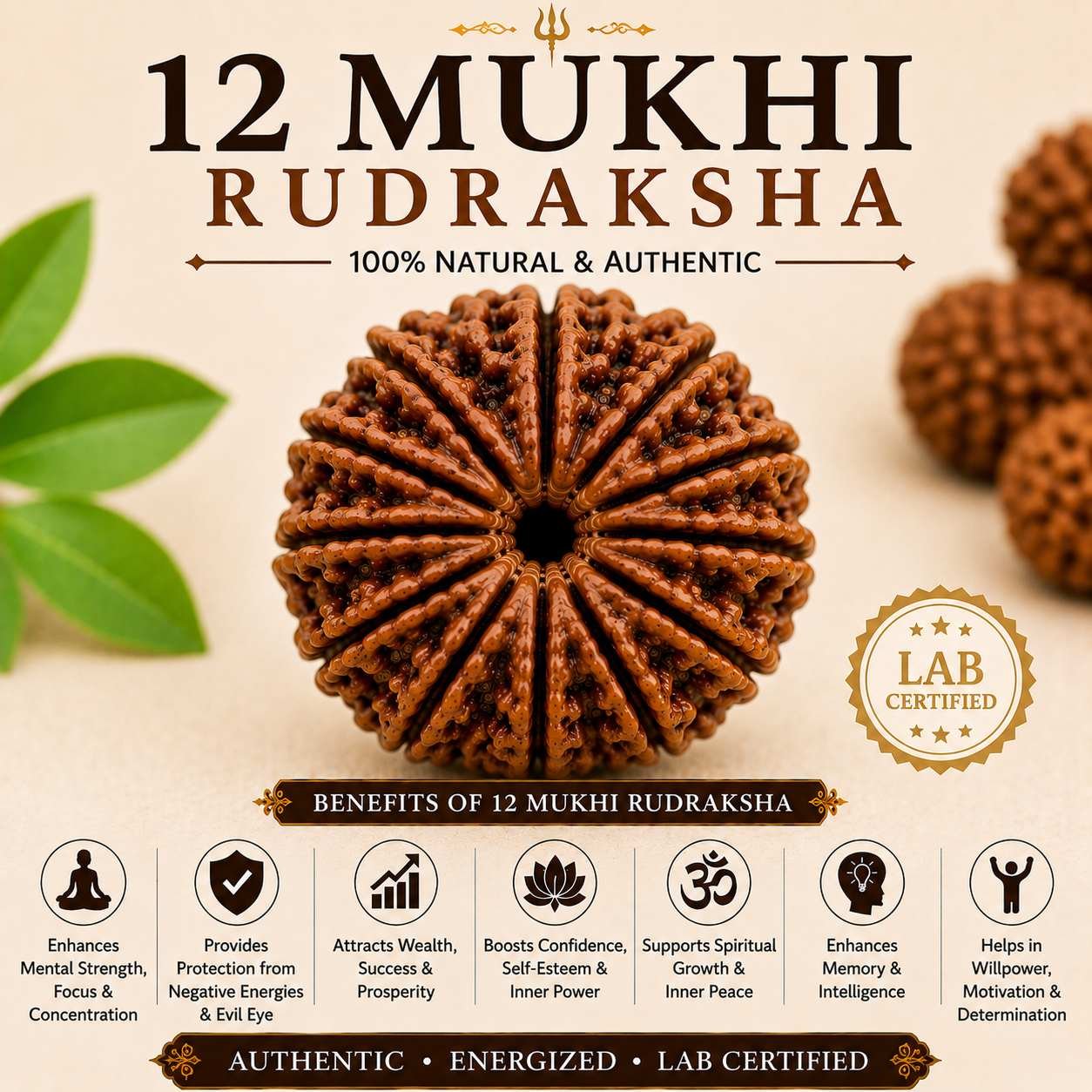 12 Mukhi Rudraksha