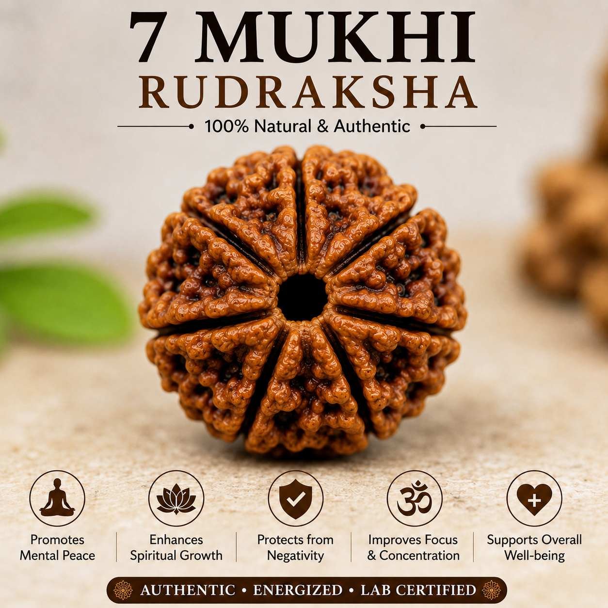 7 Mukhi Rudraksha