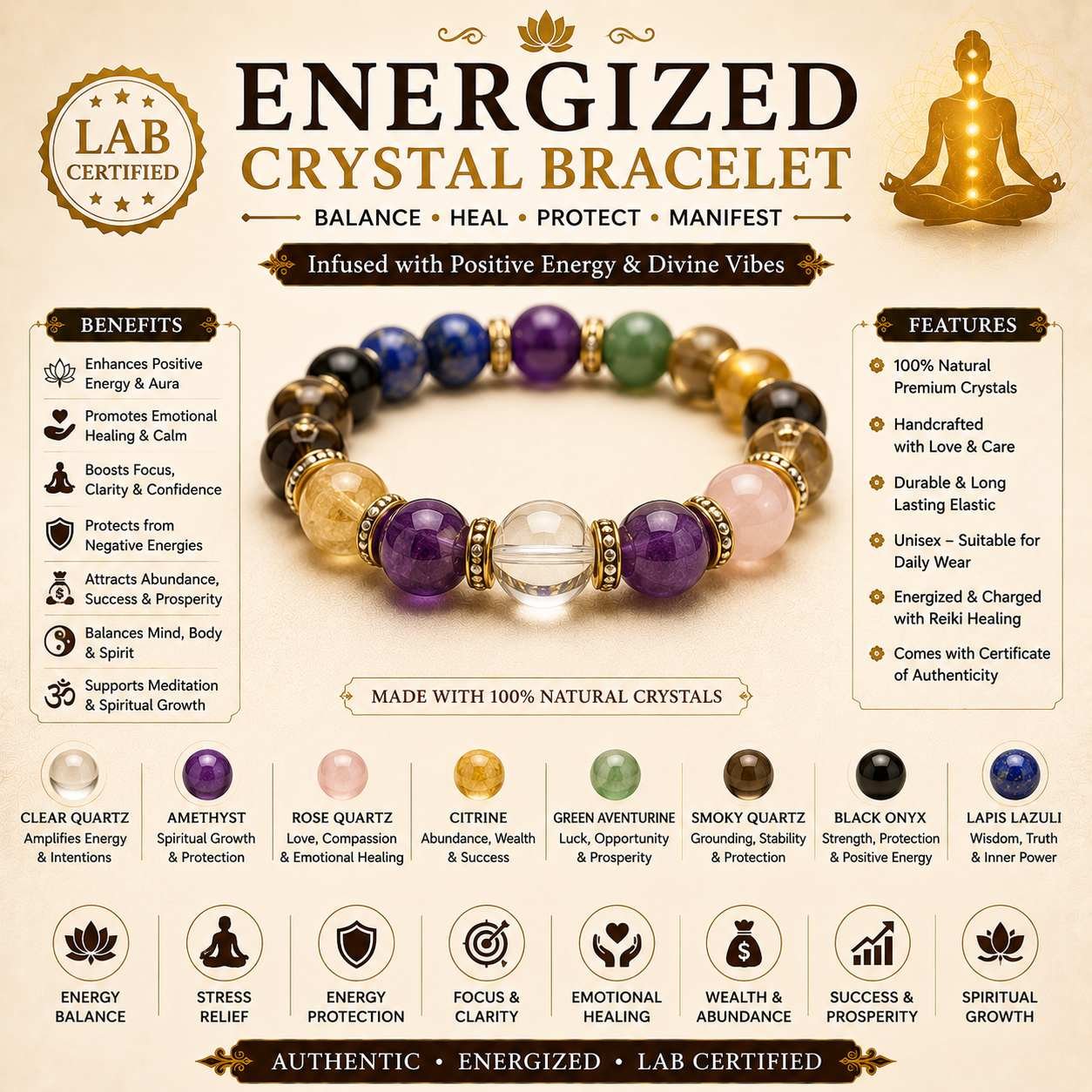 Energized Crystal Bracelet